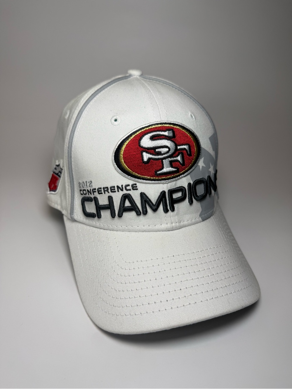 49ers 2012 NFC Champions New Era 39THIRTY S/M Super Bowl XLVII Hat